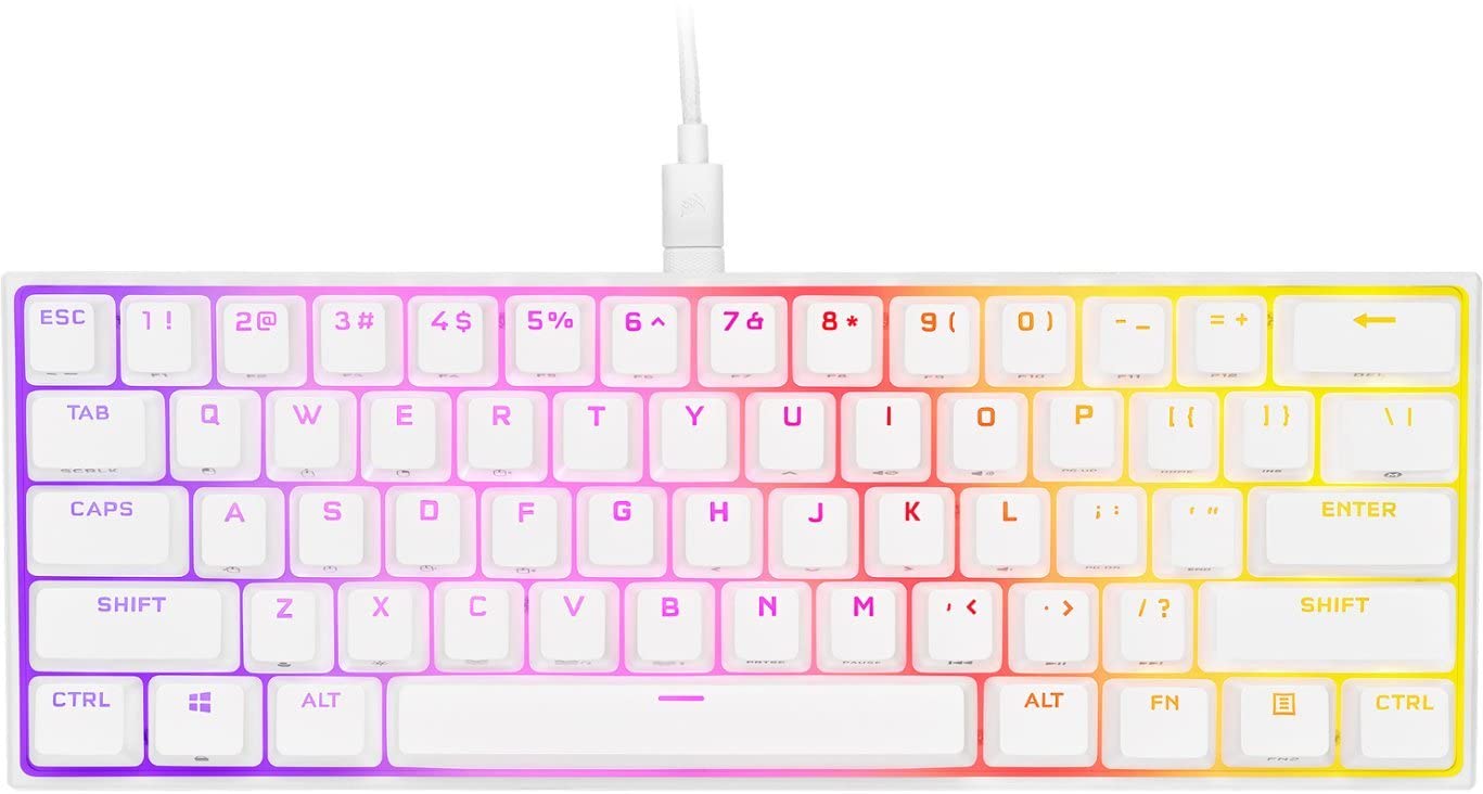 Amazon.com: Corsair - K65 RGB Mini Wired 60% Mechanical, CH